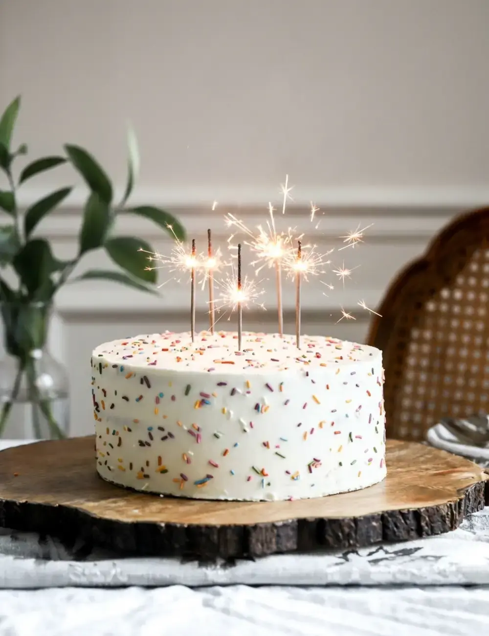 Inspirações De Bolo Simples Decorado Para Copiar No Seu Aniversário: Ideias Fáceis e Lindas 3 com granulado colorido