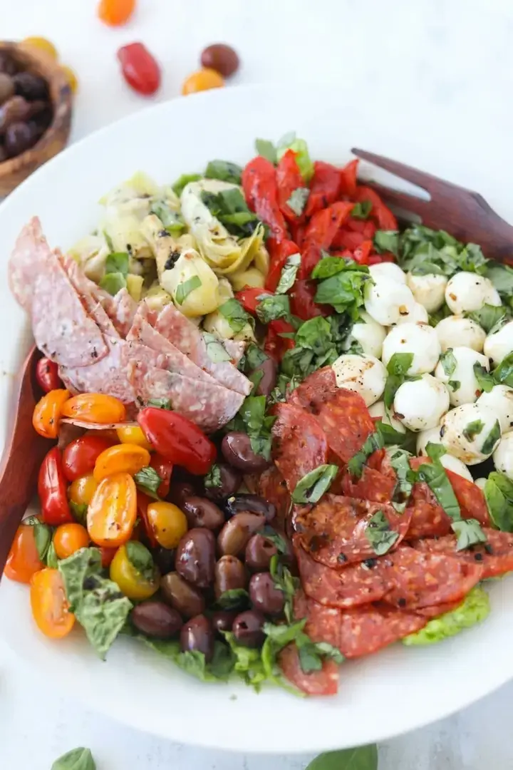 Italian Antipasto Salad Easy No Cook Meal for Lunch or Dinner 6 Antipasto Salad Keto Recipe