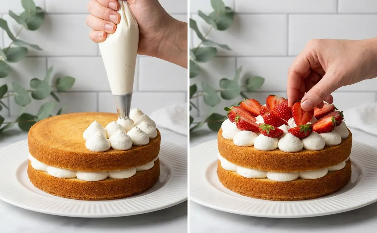 Assemble and decorate the cake