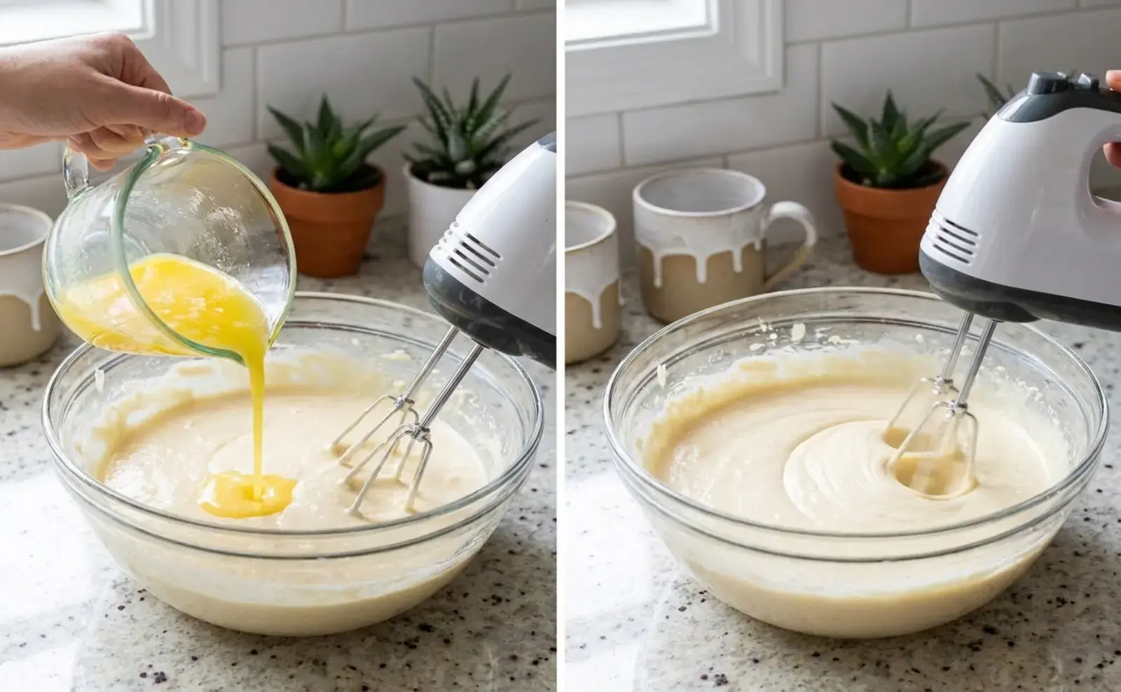 Make the cake layers