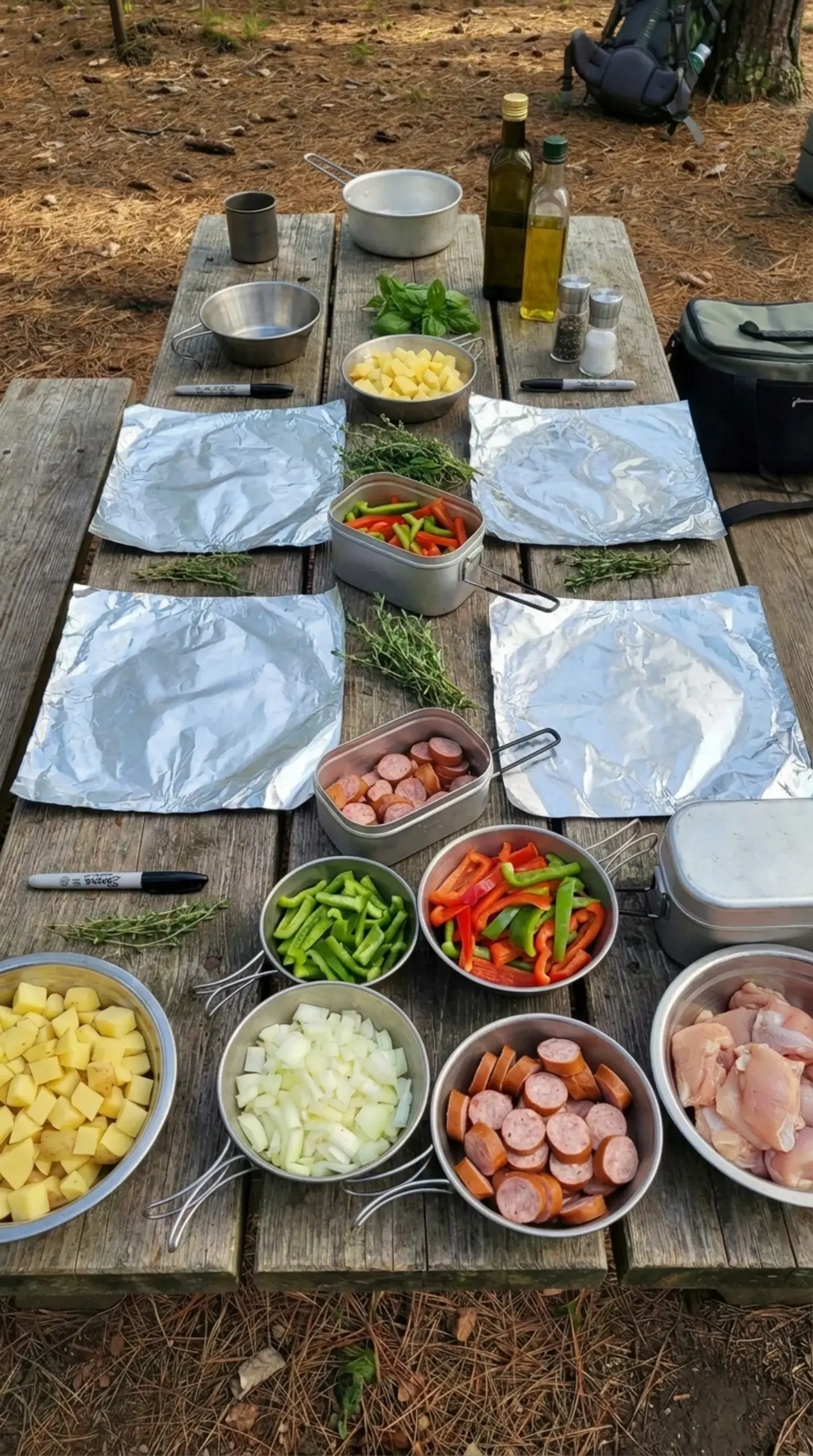 1. Pre-Made Foil Packet Bar