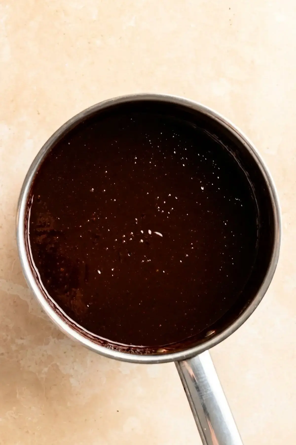Make the chocolate fudge frosting