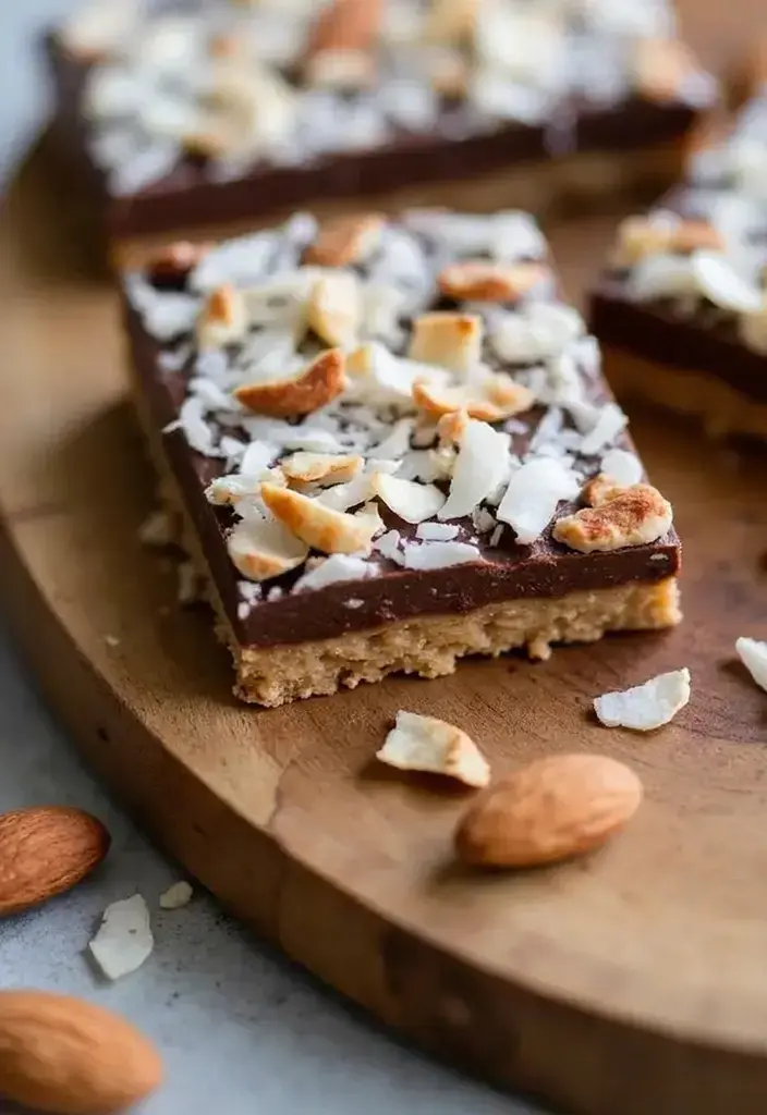 Mexican Dessert Recipes: 27 Easy and Authentic Sweets to Try 21 21. Vegan Almond Joy Bars