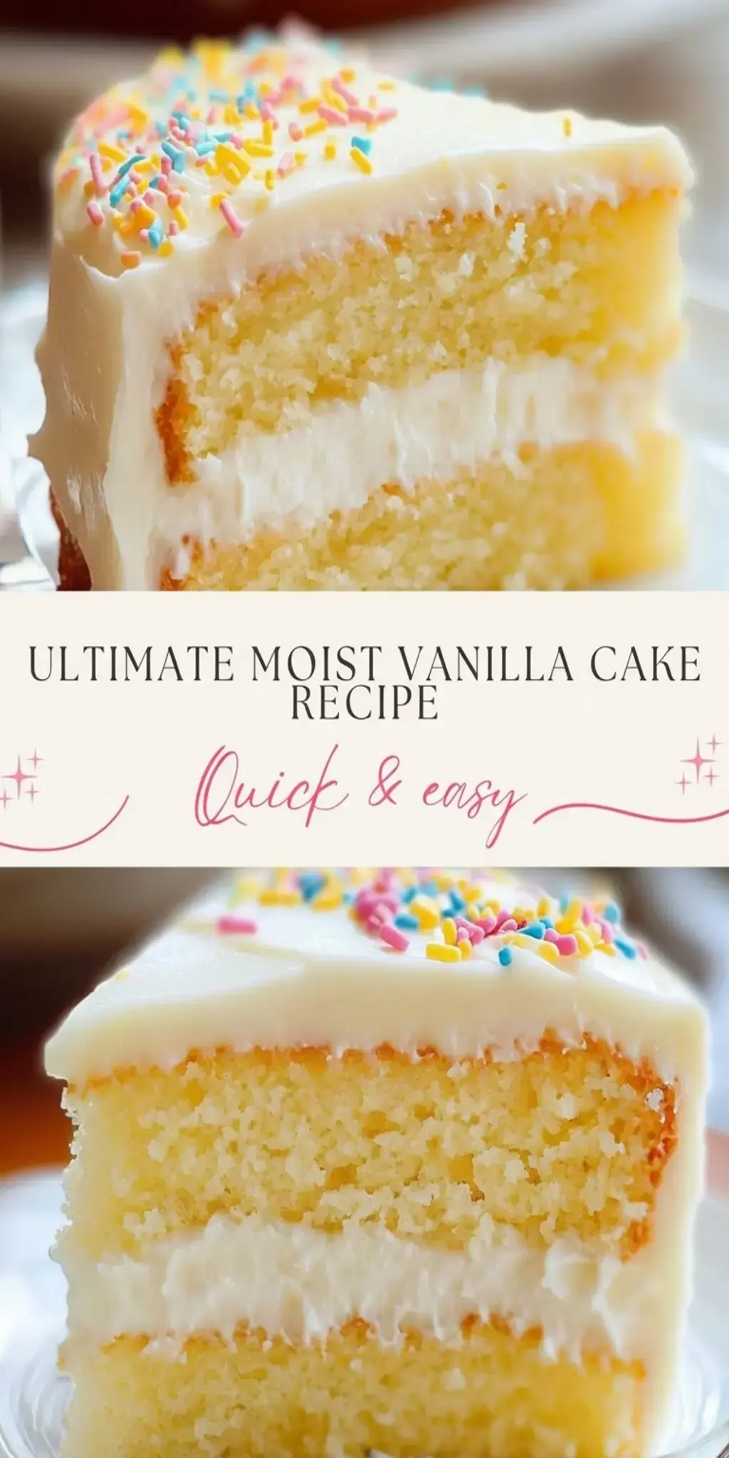 Moist Vanilla Cake Recipe For Every Occasion 4 How to Make Moist Vanilla Cake