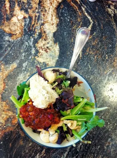 No Carb Low Carb Chicken Taco Salad