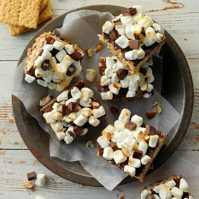 Rocky Road Rice Krispie Treats