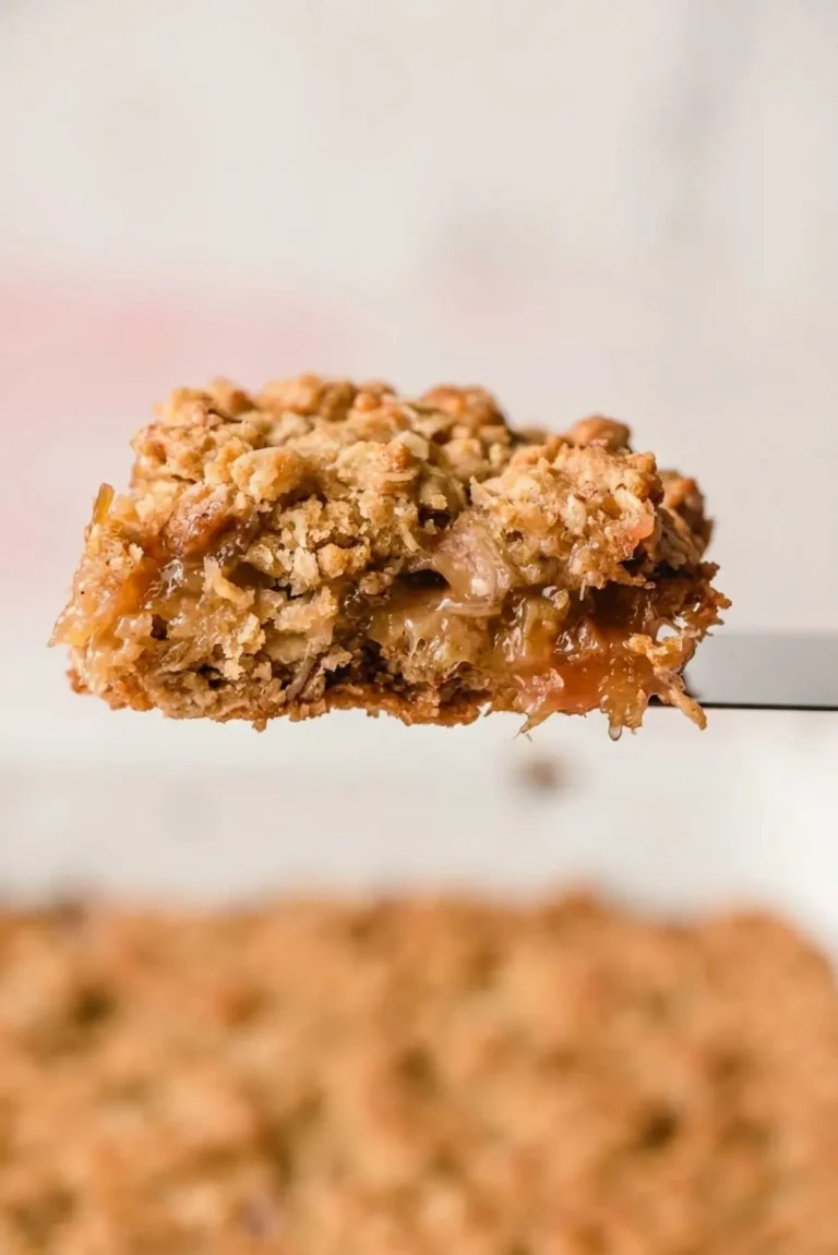 Oatmeal Rhubarb Bars
