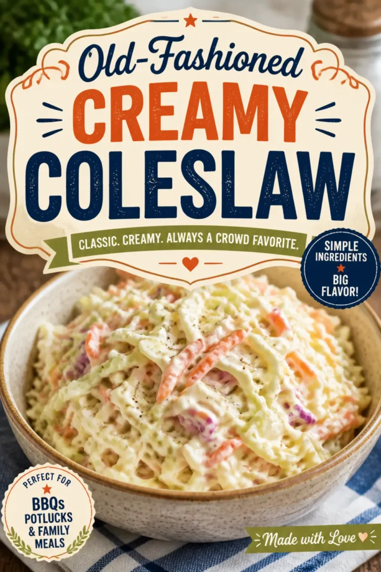 Old-Fashioned Creamy Coleslaw