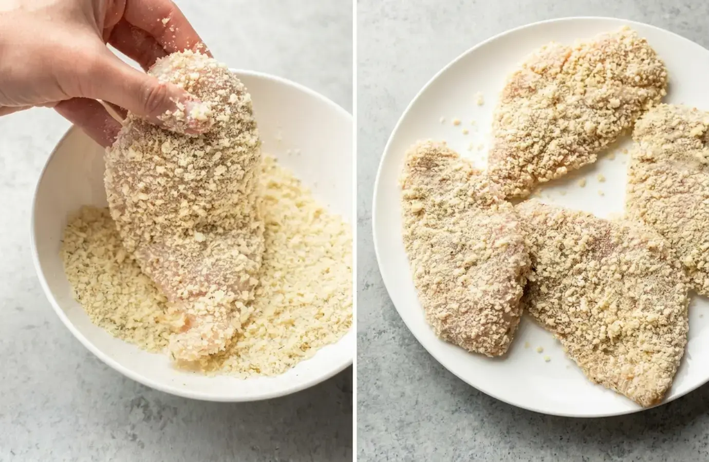 Crispy Parmesan Crusted Chicken Baked Easy and Full of Flavor 8 How to make parmesan crusted chicken