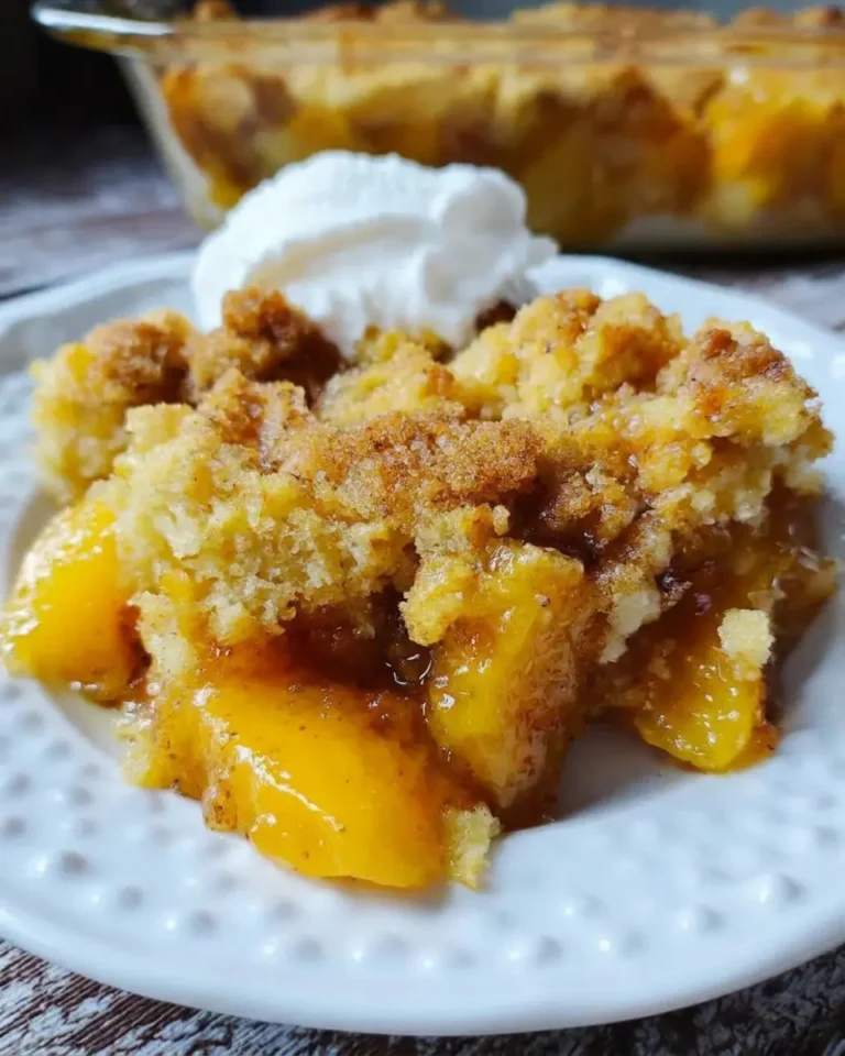 Peach Cobbler With Cake Mix