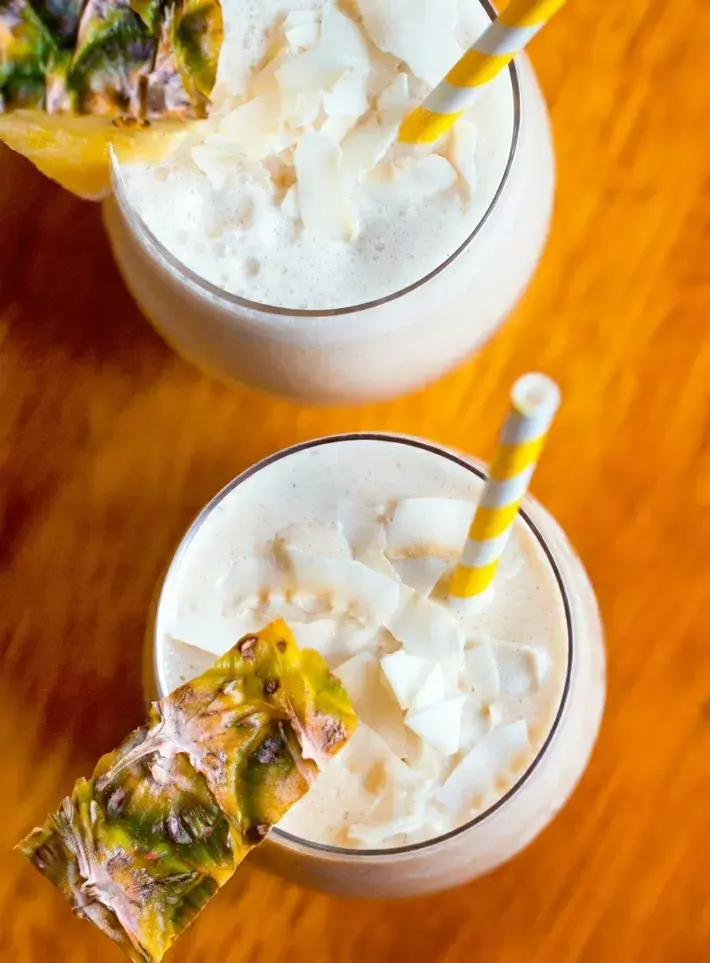 Easy piña colada smoothie
