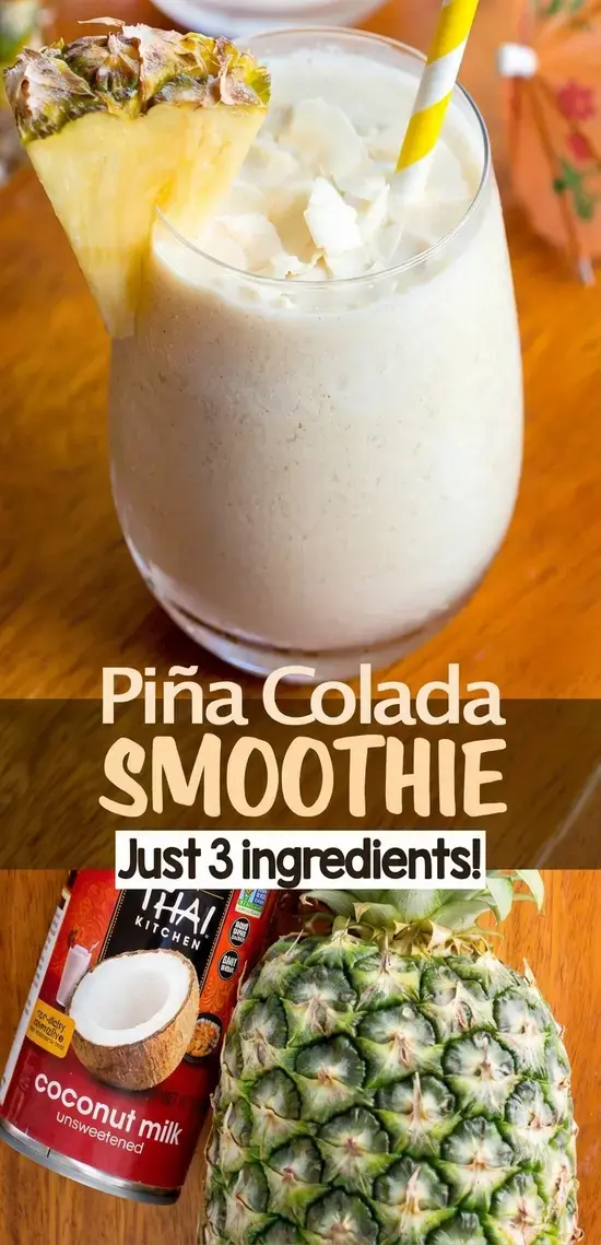 How to make the pineapple coconut drink