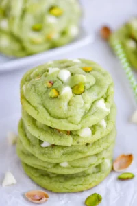 Pistachio And White Chocolate Pudding Cookies