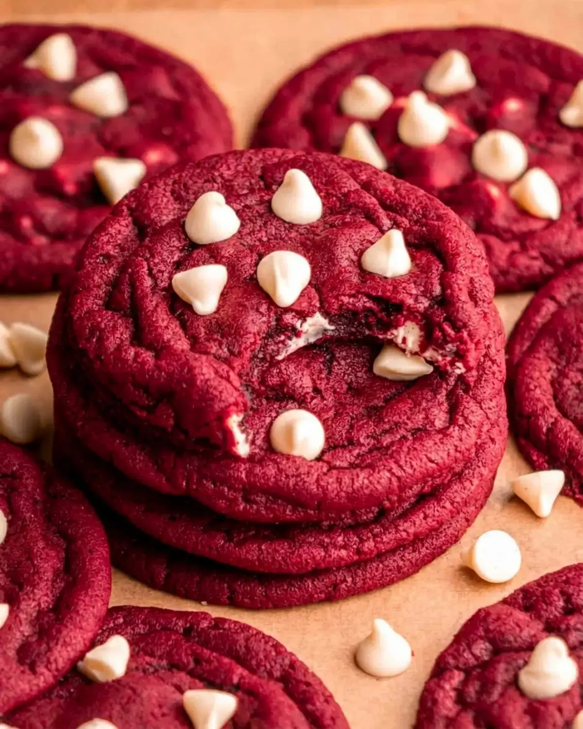 Red Velvet Cookies Recipe for Soft, Chewy Bakery Style Cookies 8 Ingredients for Red Velvet Cookies