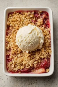 Rhubarb Crisp