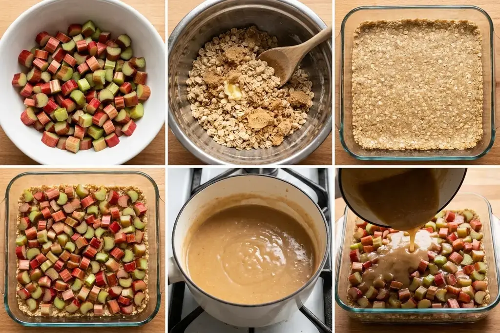 Rhubarb Crunch Recipe for a Family Favorite Dessert 12 Directions