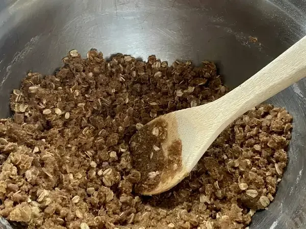 Rhubarb Crunch Recipe for a Family Favorite Dessert 13 Step 2: Make the crumble