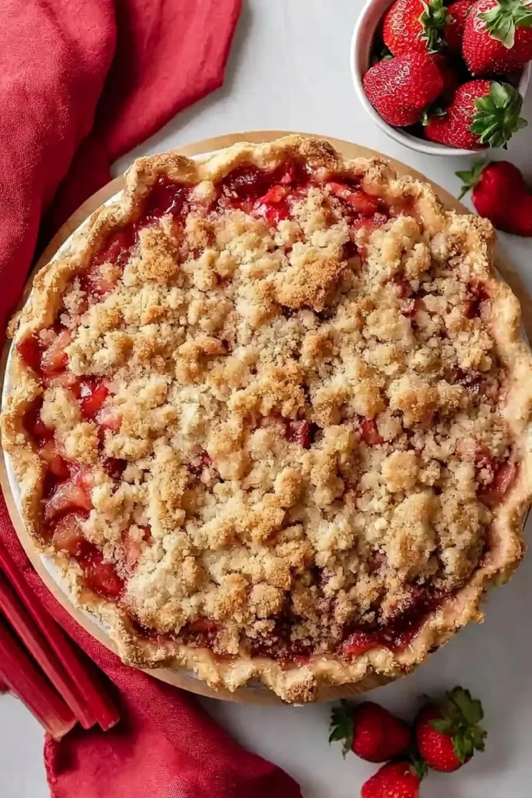 Rhubarb Pie With Crust