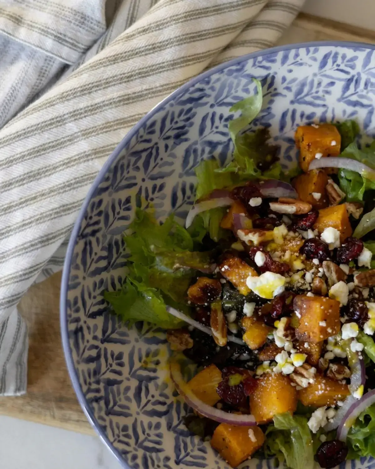 Ingredients Needed for the Butternut Squash Salad