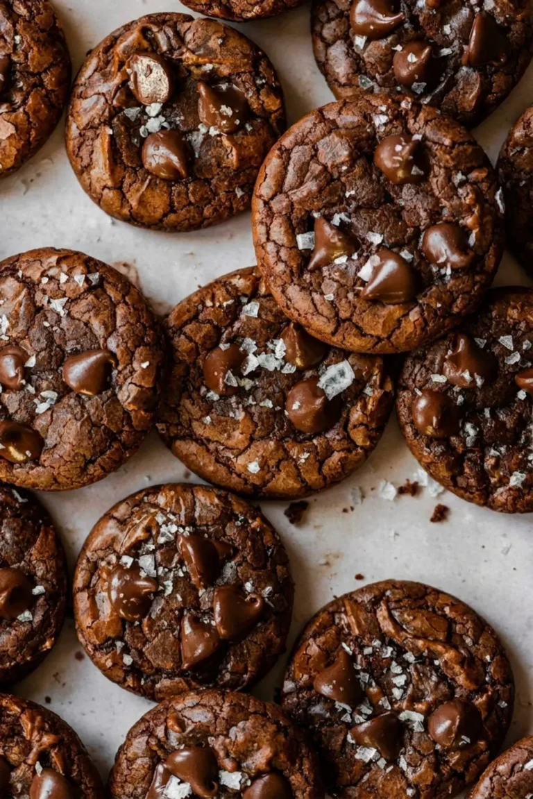 Salted Brownie Cookies