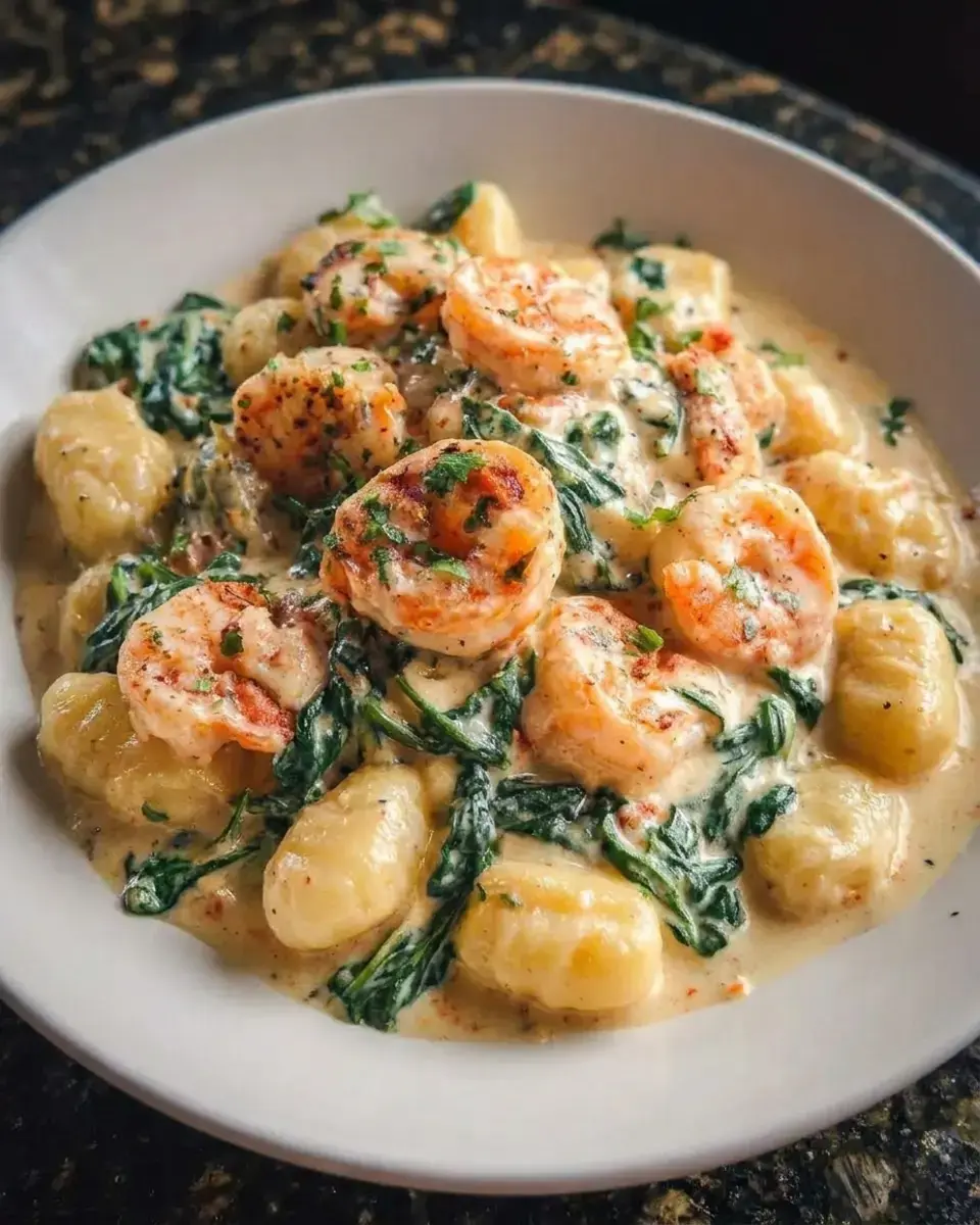 Shrimp Spinach Creamy Gnocchi: A Quick One Pan Dinner 9 Cooking and Combining the Gnocchi