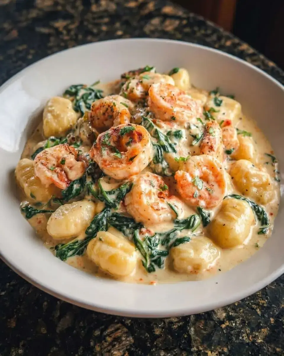 Shrimp Spinach Creamy Gnocchi: A Quick One Pan Dinner 10 Cooking and Combining the Gnocchi