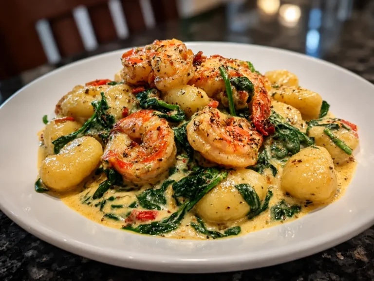 Shrimp Spinach Creamy Gnocchi: A Quick One Pan Dinner 12 Shrimp Spinach Creamy Gnocchi