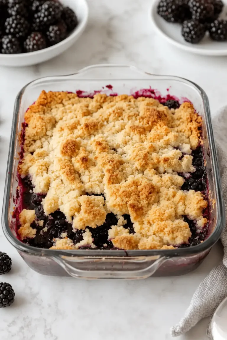 Simple Blackberry Cobbler With Cake Mix: Easy 3 Ingredient Dessert 8 Simple Blackberry Cobbler With Cake Mix