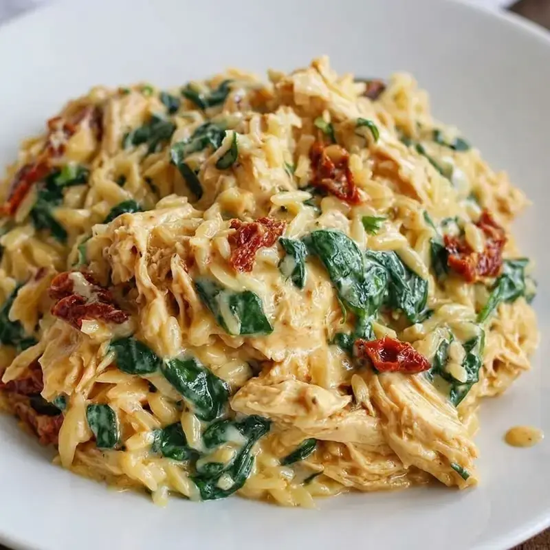 Why You'll Love This Slow Cooker Tuscan Chicken Orzo