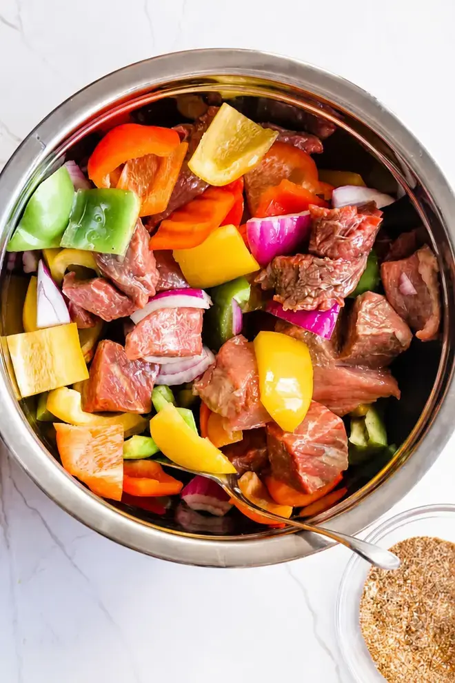 Steak Fajita Kebabs