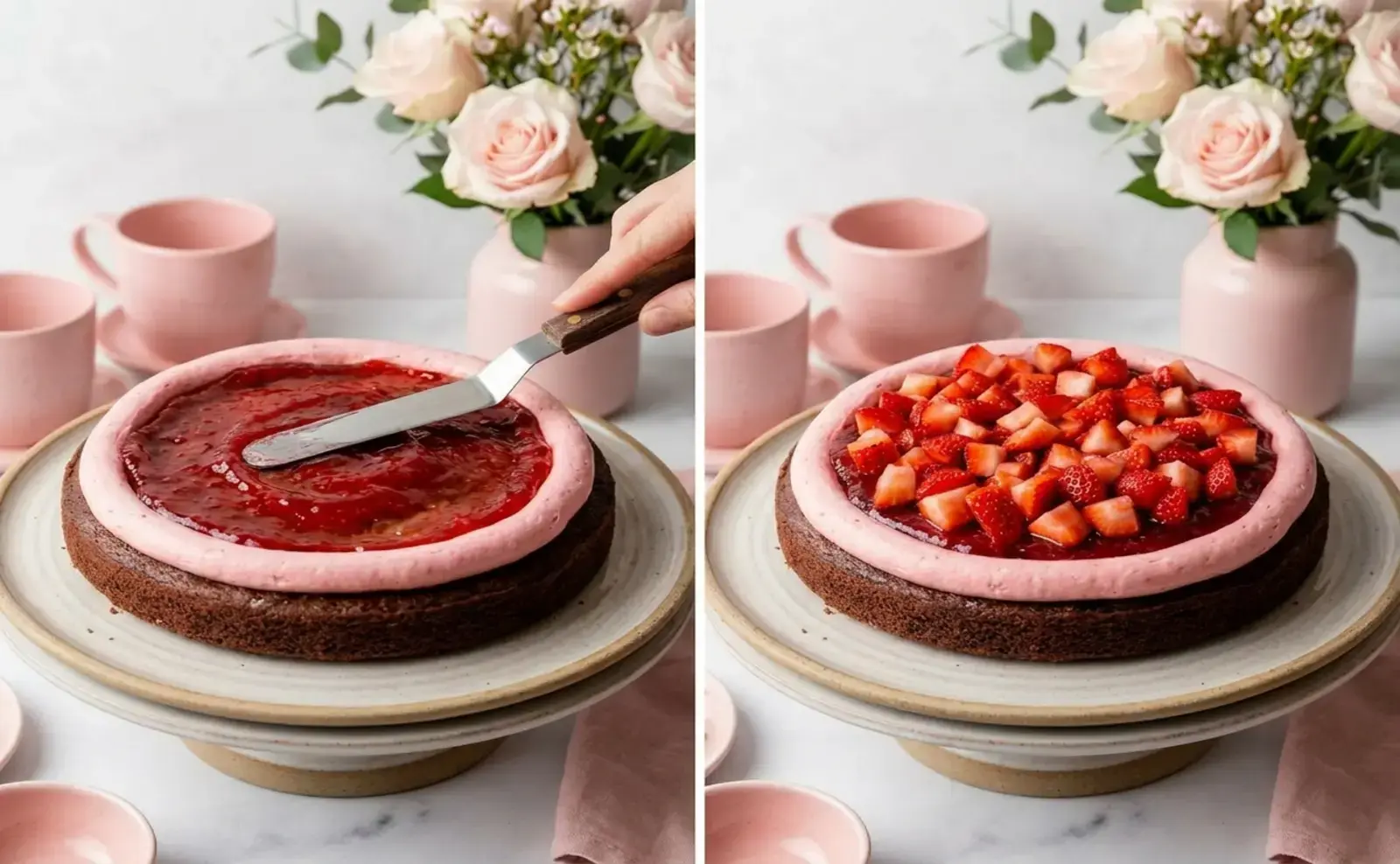 Assemble the cake