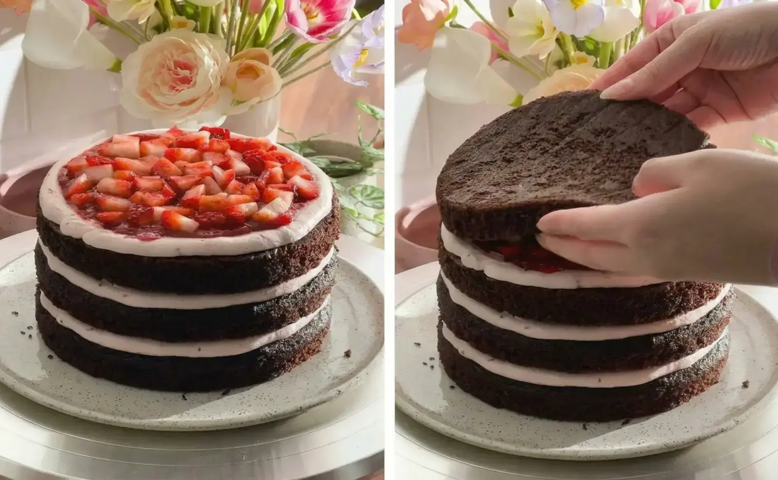 Assemble the cake