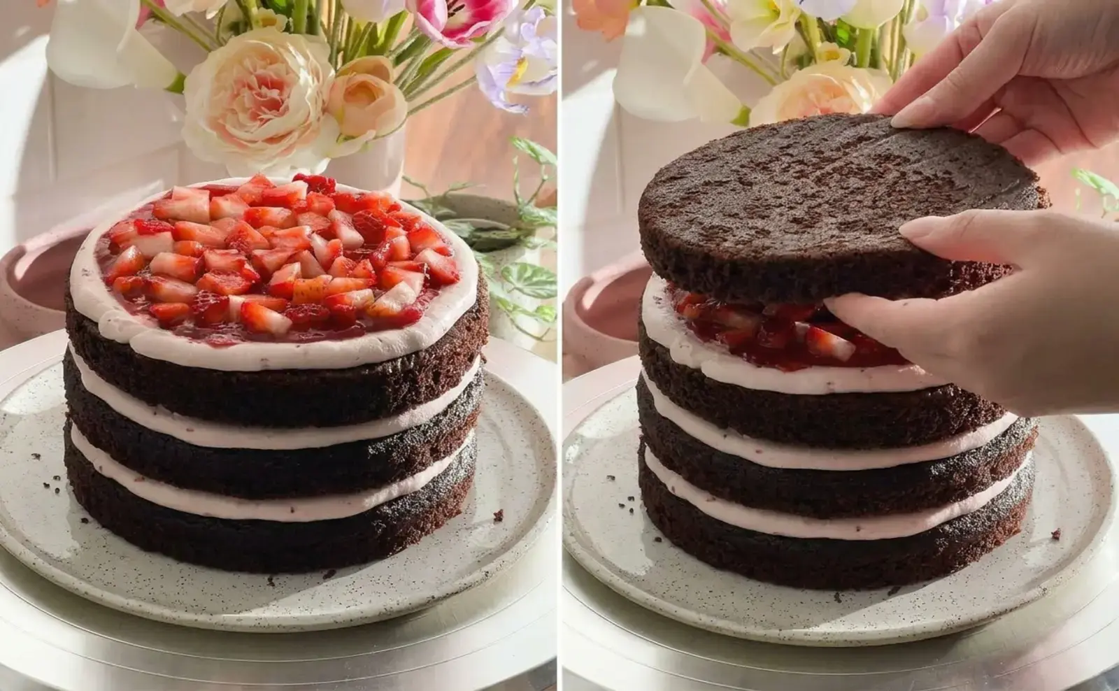 Assemble the cake