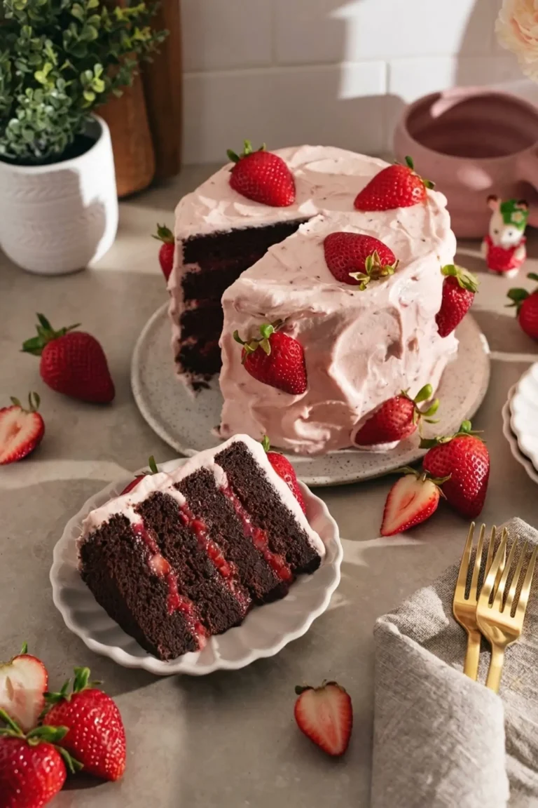 Strawberry Chocolate Cake