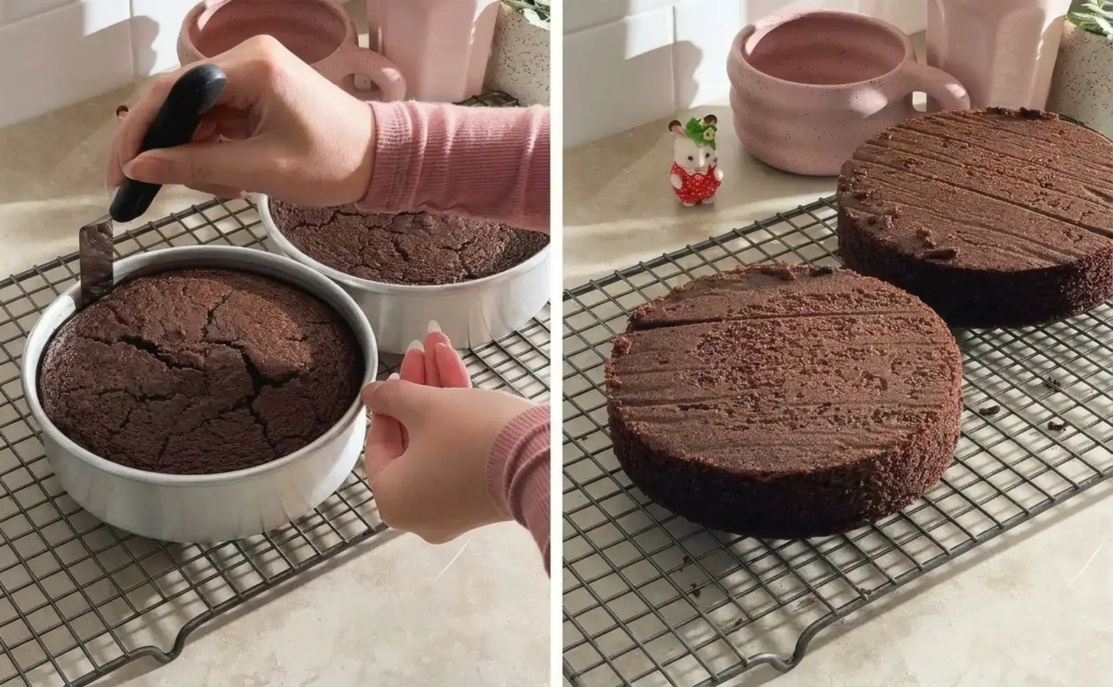 Make the chocolate cake