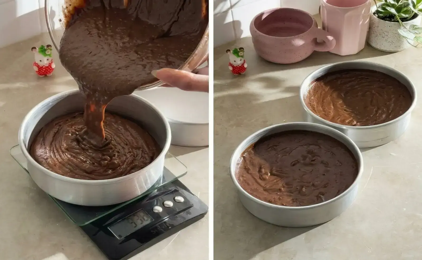 Make the chocolate cake