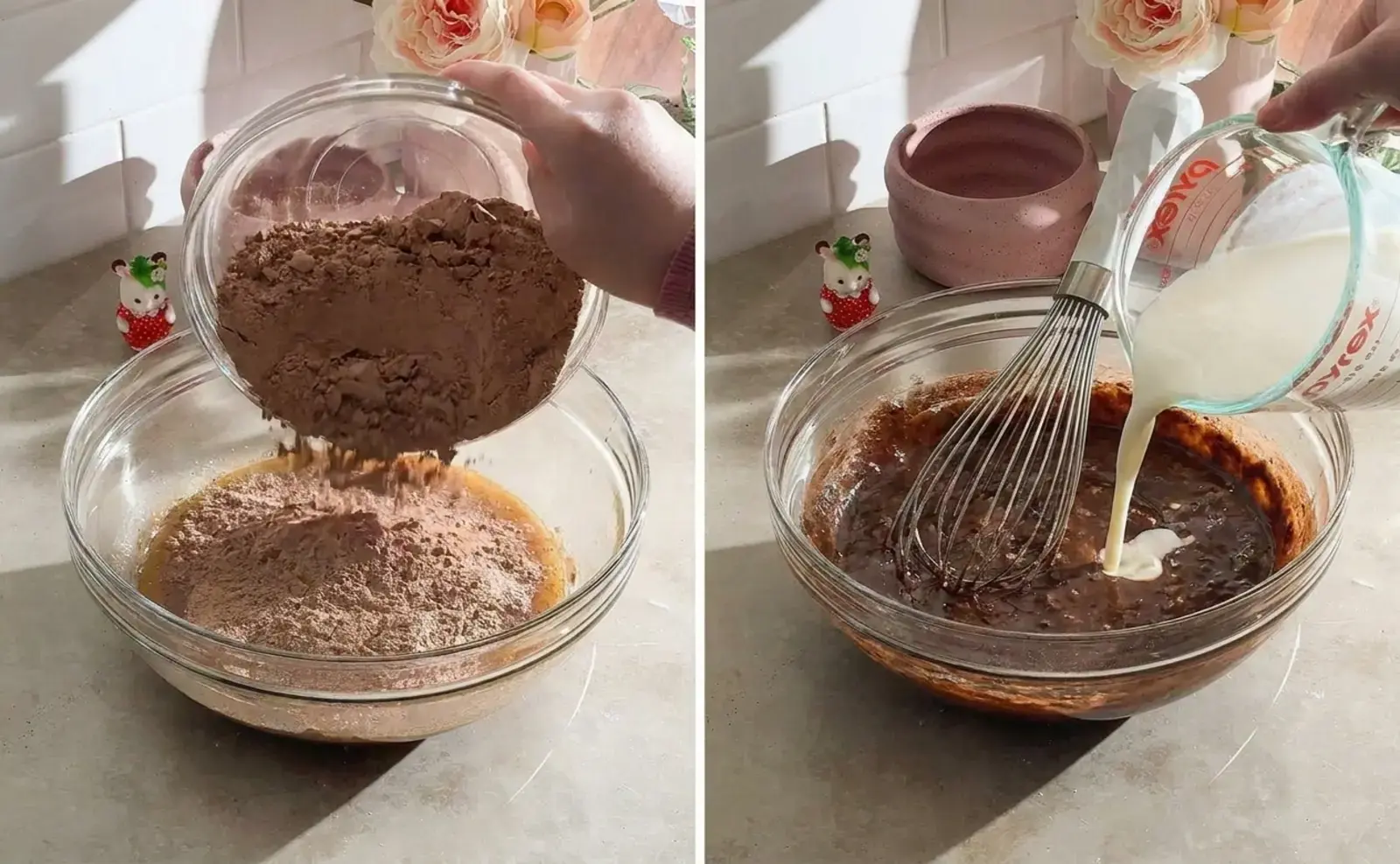 Make the chocolate cake