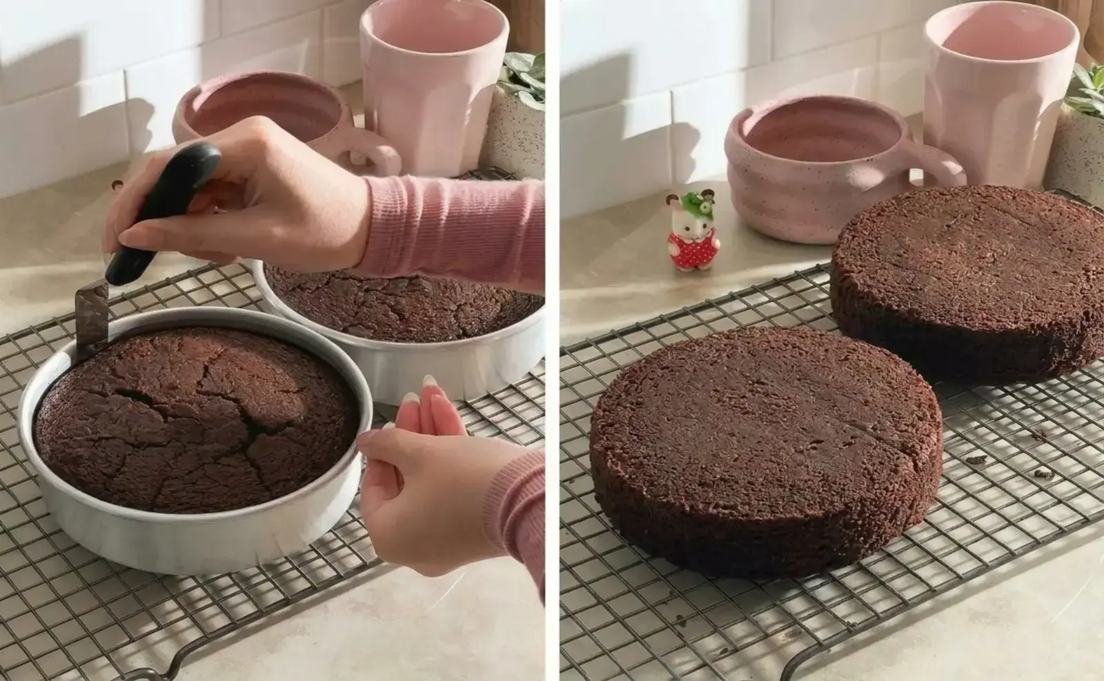 Make the chocolate cake