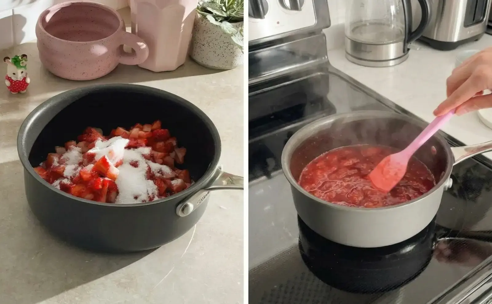 Make the strawberry jam