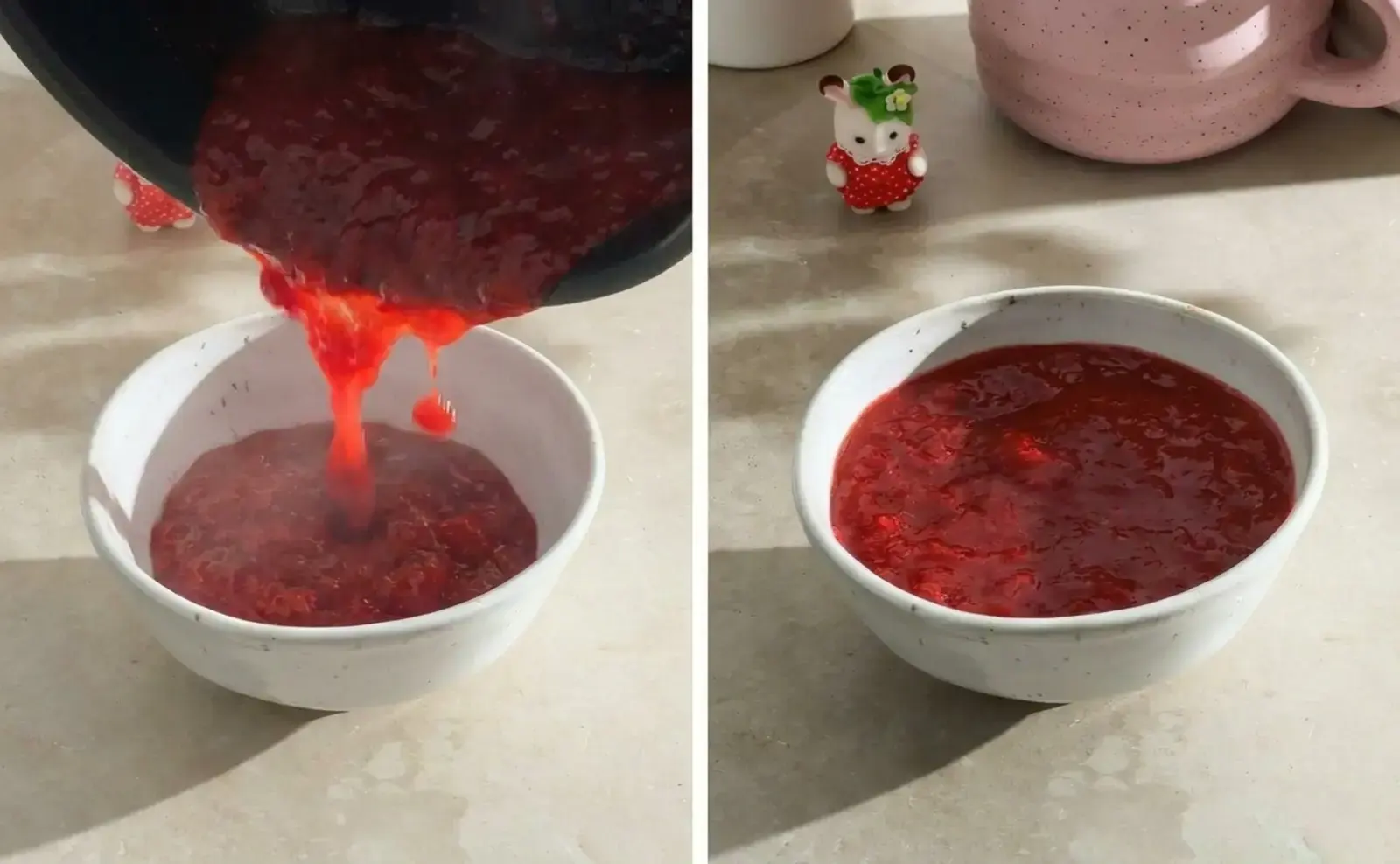 Make the strawberry jam