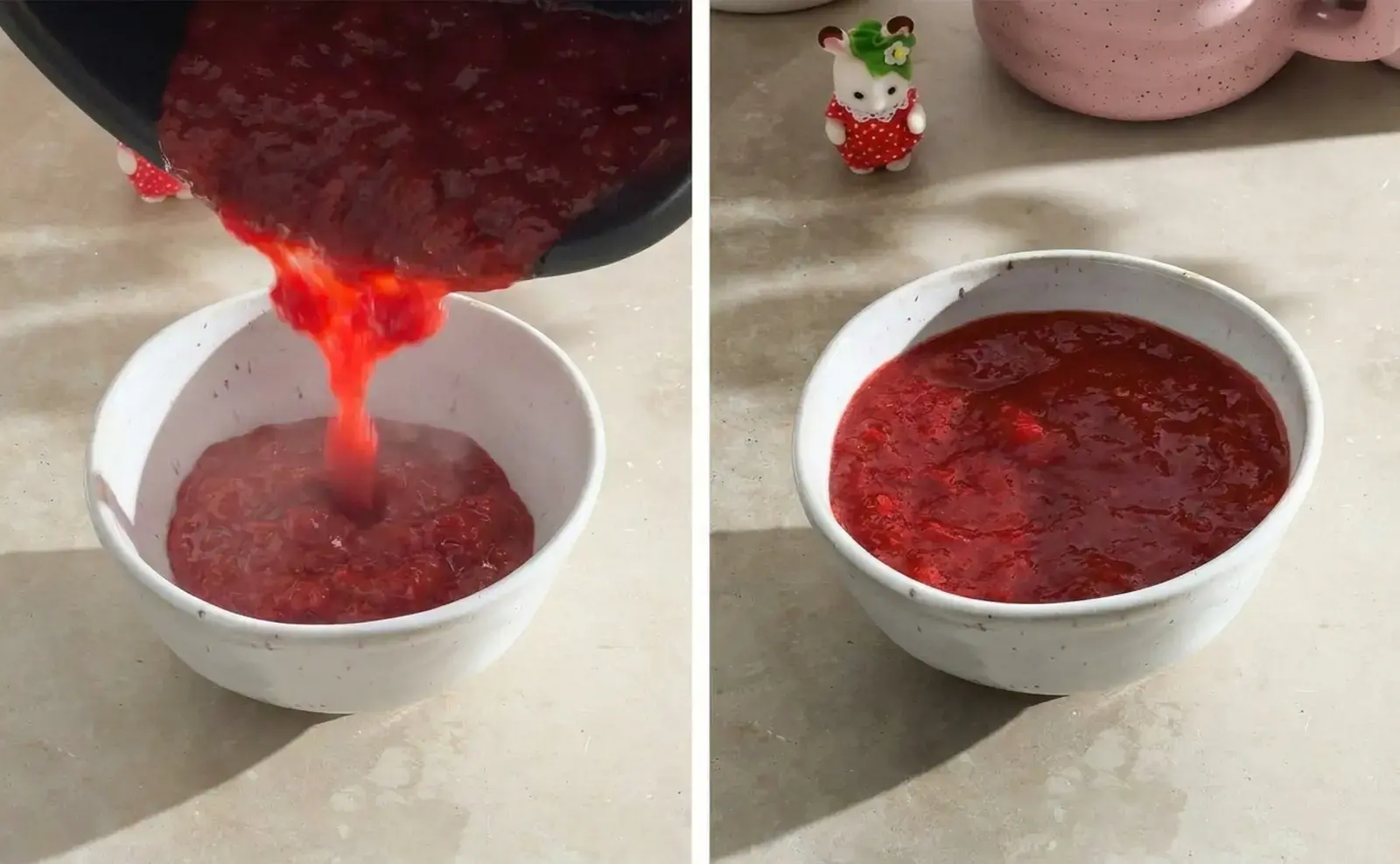 Make the strawberry jam