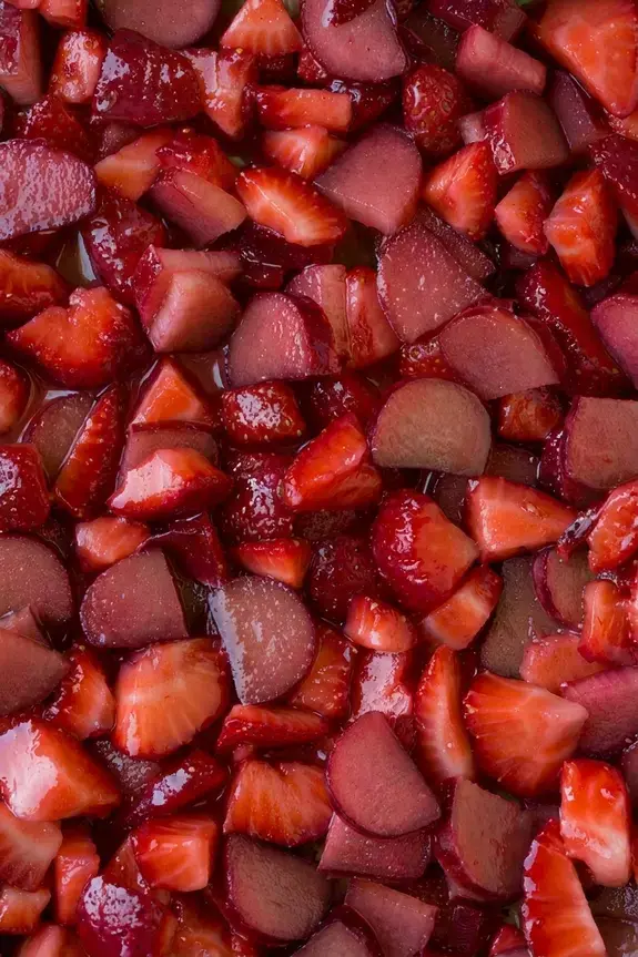 Strawberry Rhubarb Crumb Bars Recipe for a Sweet Tart Spring Dessert 6 Instructions