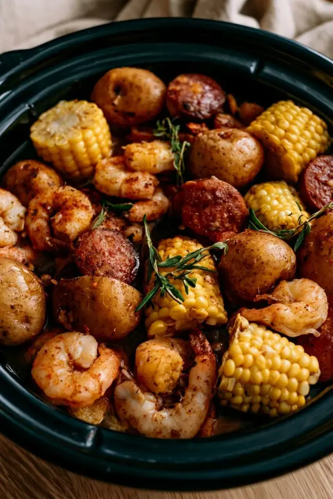 2. Slow Cooker Shrimp Boil