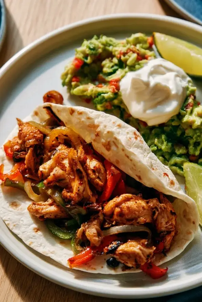 7. Crockpot Chicken Fajitas