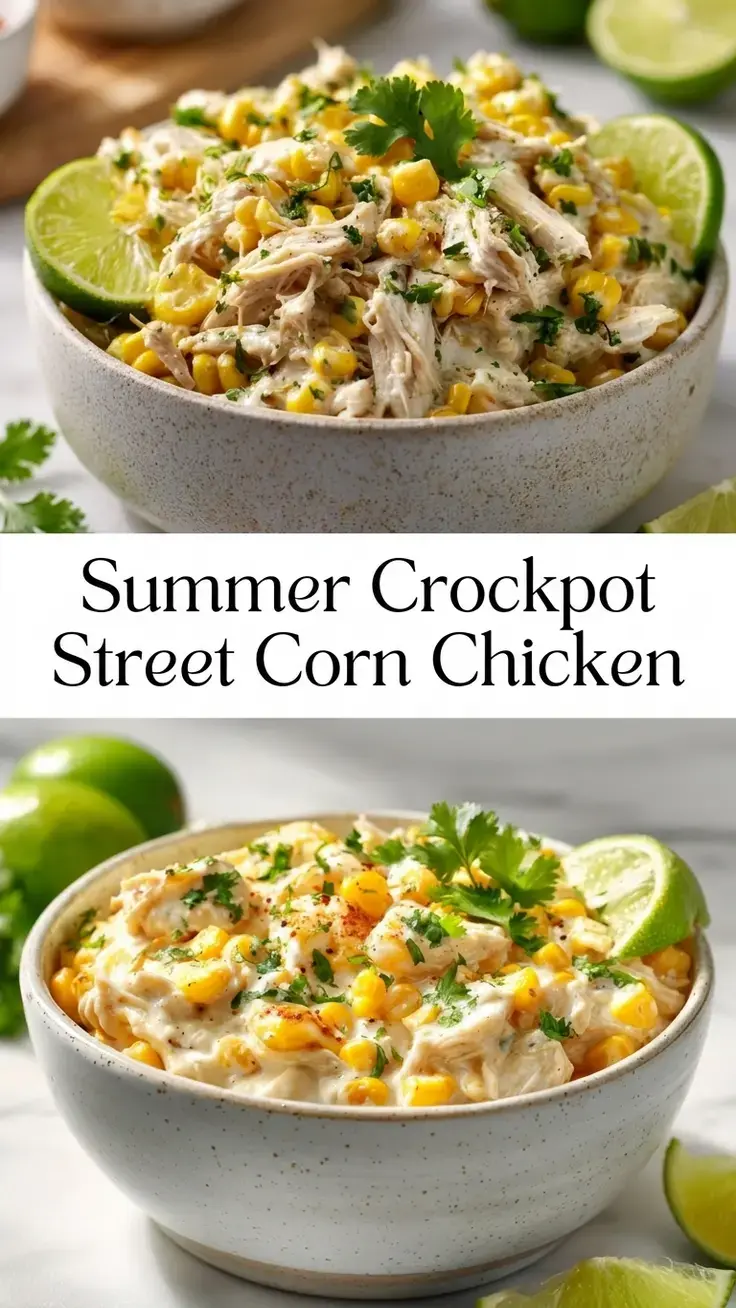 Summer Crockpot Street Corn Chicken: Easy Creamy Slow Cooker Dinner 5 The Heart of the Dish