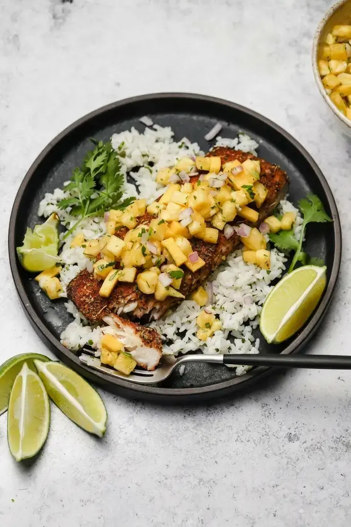 Sunday Grill Dinner Ideas for the Best Backyard BBQ Meals 16 16. Blackened Mahi-Mahi Tacos With Pineapple Salsa