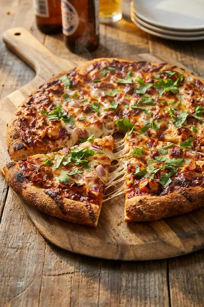 Sunday Grill Dinner Ideas for the Best Backyard BBQ Meals 37 37. BBQ Chicken Pizza On The Grill
