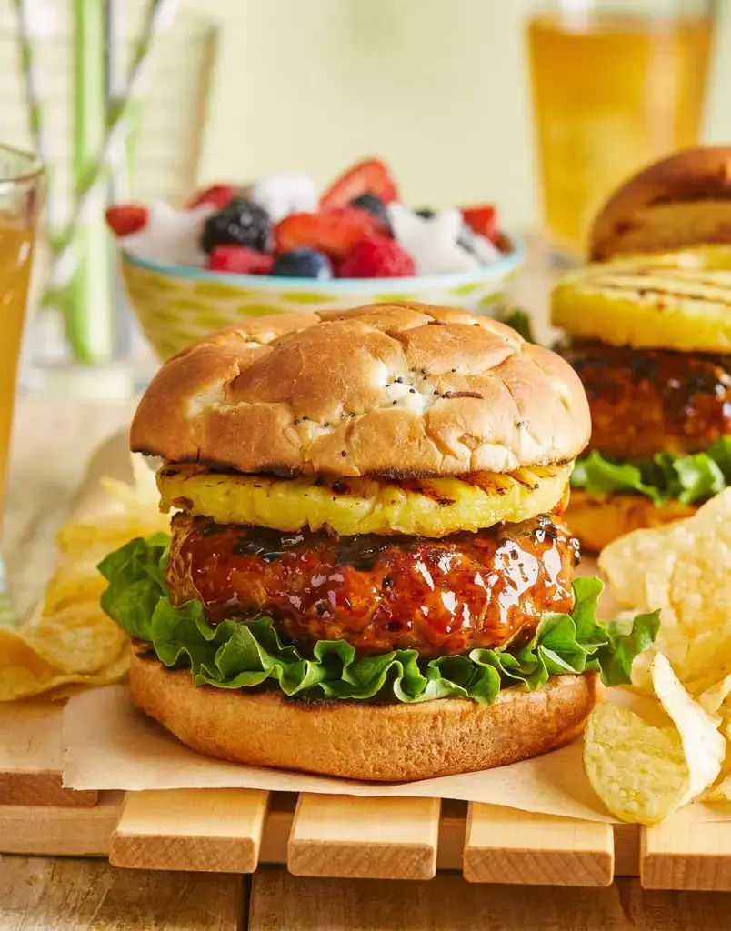 Sunday Grill Dinner Ideas for the Best Backyard BBQ Meals 45 45. Grilled Pineapple Teriyaki Turkey Burgers
