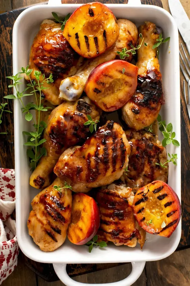 Sunday Grill Dinner Ideas for the Best Backyard BBQ Meals 6 6. Grilled Chicken With Peach Glaze
