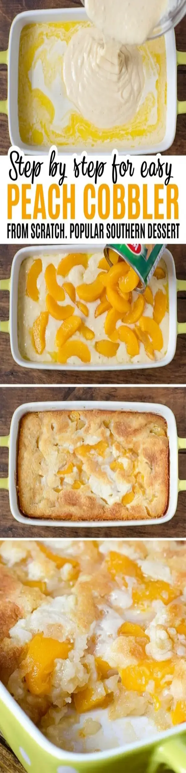 Canned Peach Cobbler Recipe